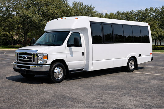18-passenger minibus available for charter in Lebanon, IN