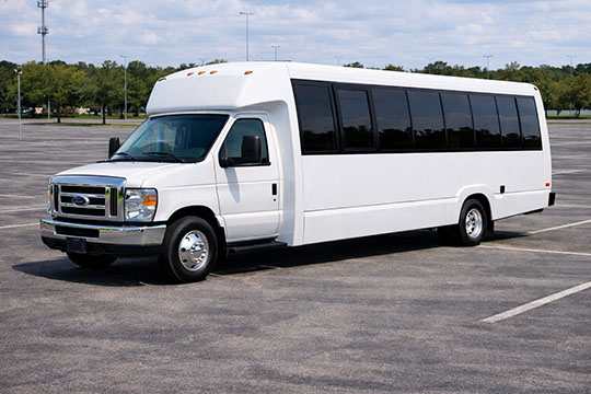 25-passenger minibus available for charter in Lebanon, IN