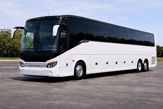 56-passenger charter bus available for charter in Lebanon, IN